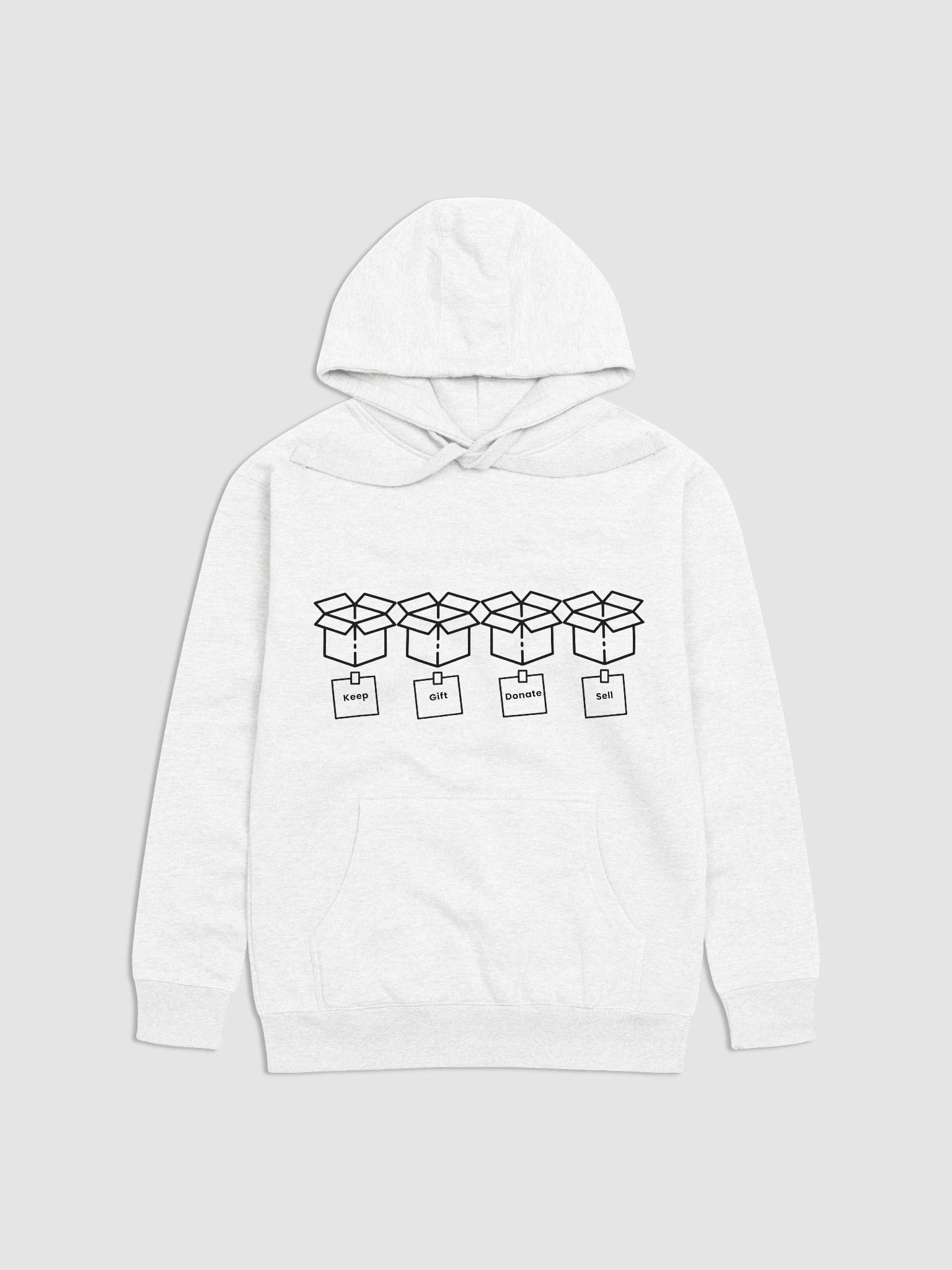KGDS Minimalist Hoodie – Keep, Gift, Donate, Sell product image (1)