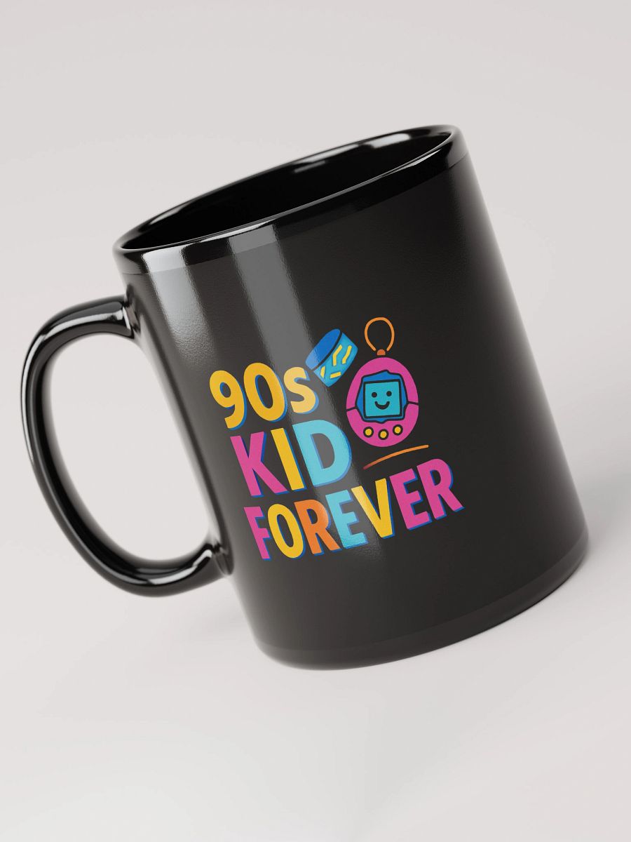 90s Kid Forever Black Glossy Mug product image (5)