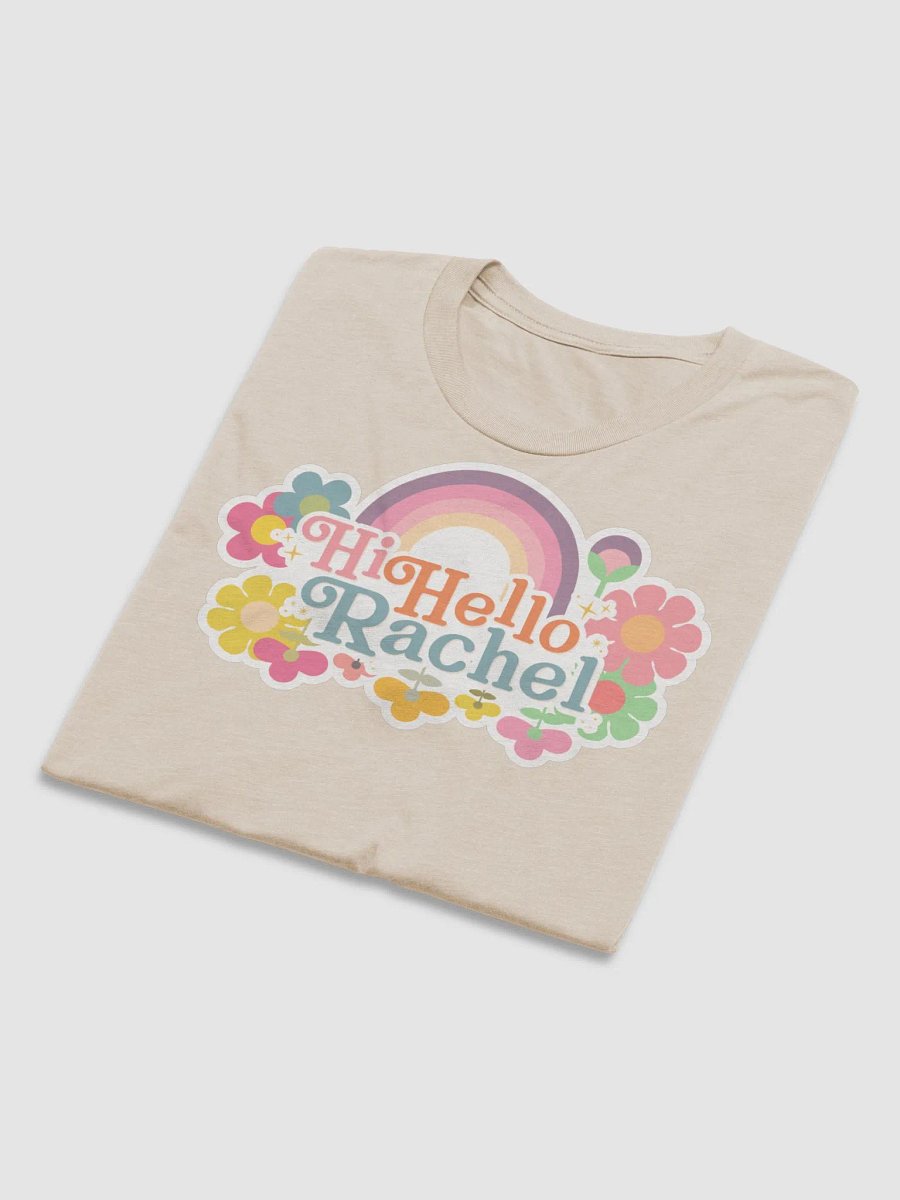 Hi Hello Rachel Unisex Tri-Blend T-Shirt product image (2)