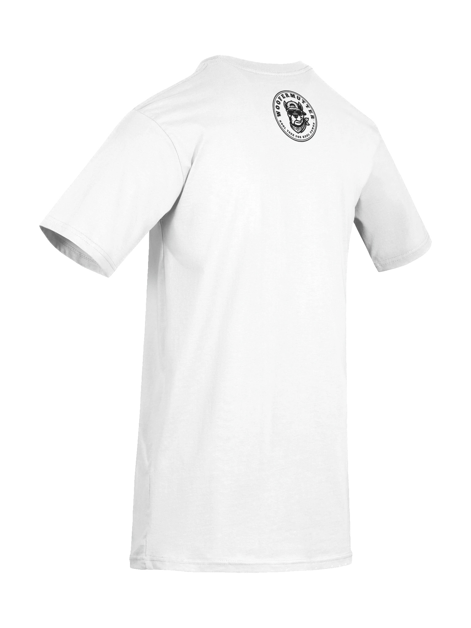 WooferMutter Men’s Premium Heavyweight White Tee product image (2)