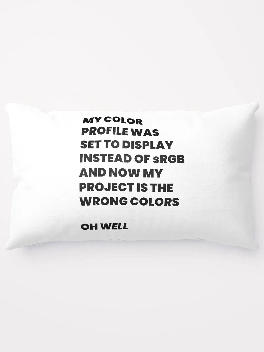 Color Profile Pillow product image (1)
