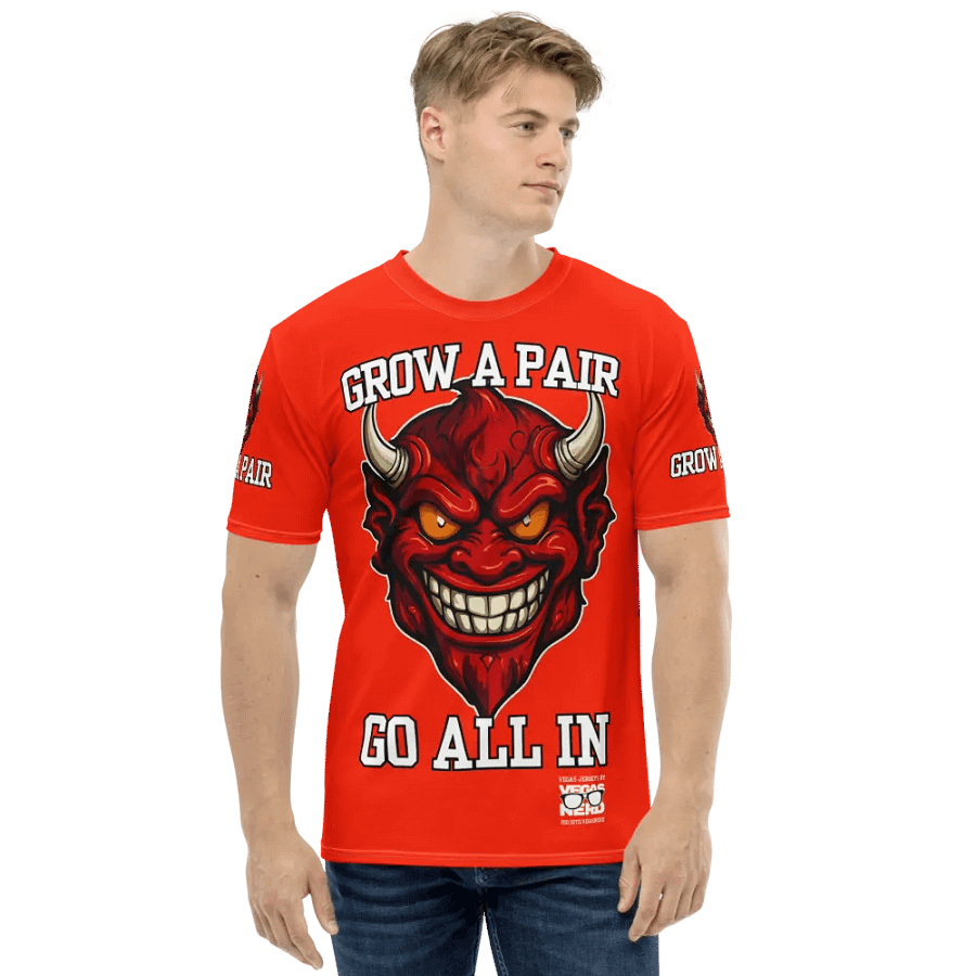 Grow A Pair - GO ALL IN AOP Polyester Tee product image (3)