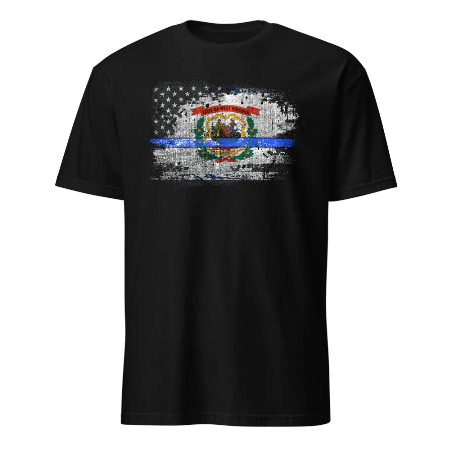 West Virginia Thin Blue Line Flag product image (1)