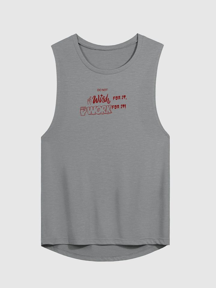 Work for it (Red font) Flowy tank product image (2)