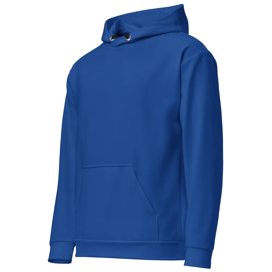 Plain Ocean Blue True Summer Unisex Recycled Polyester Heavyweight Premium Hoodie by Treasure Pie product image (3)