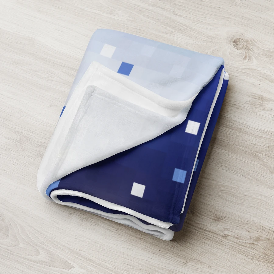 Blue Square Confetti Throw Blanket product image (18)