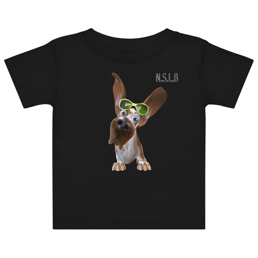 Playful Pup Sunglasses Baby T-Shirt product image (1)