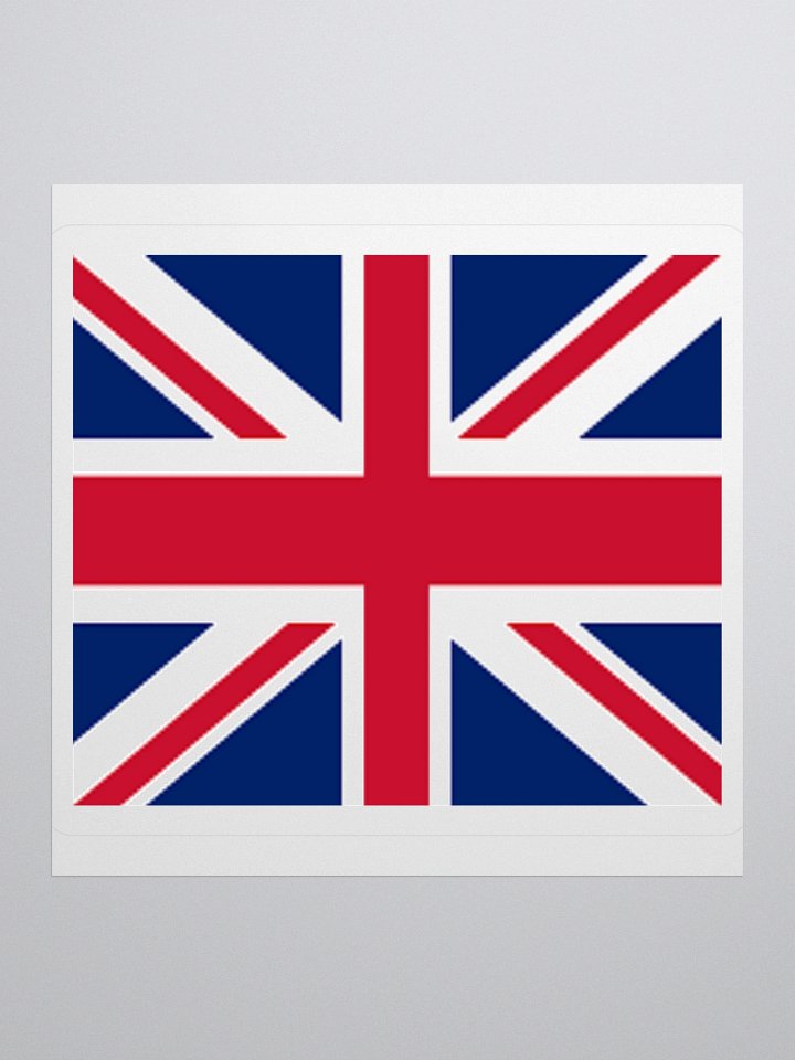 United Kingdom Flag Sticker | Union Jack Design | Durable Vinyl | 3 Sizes product image (3)