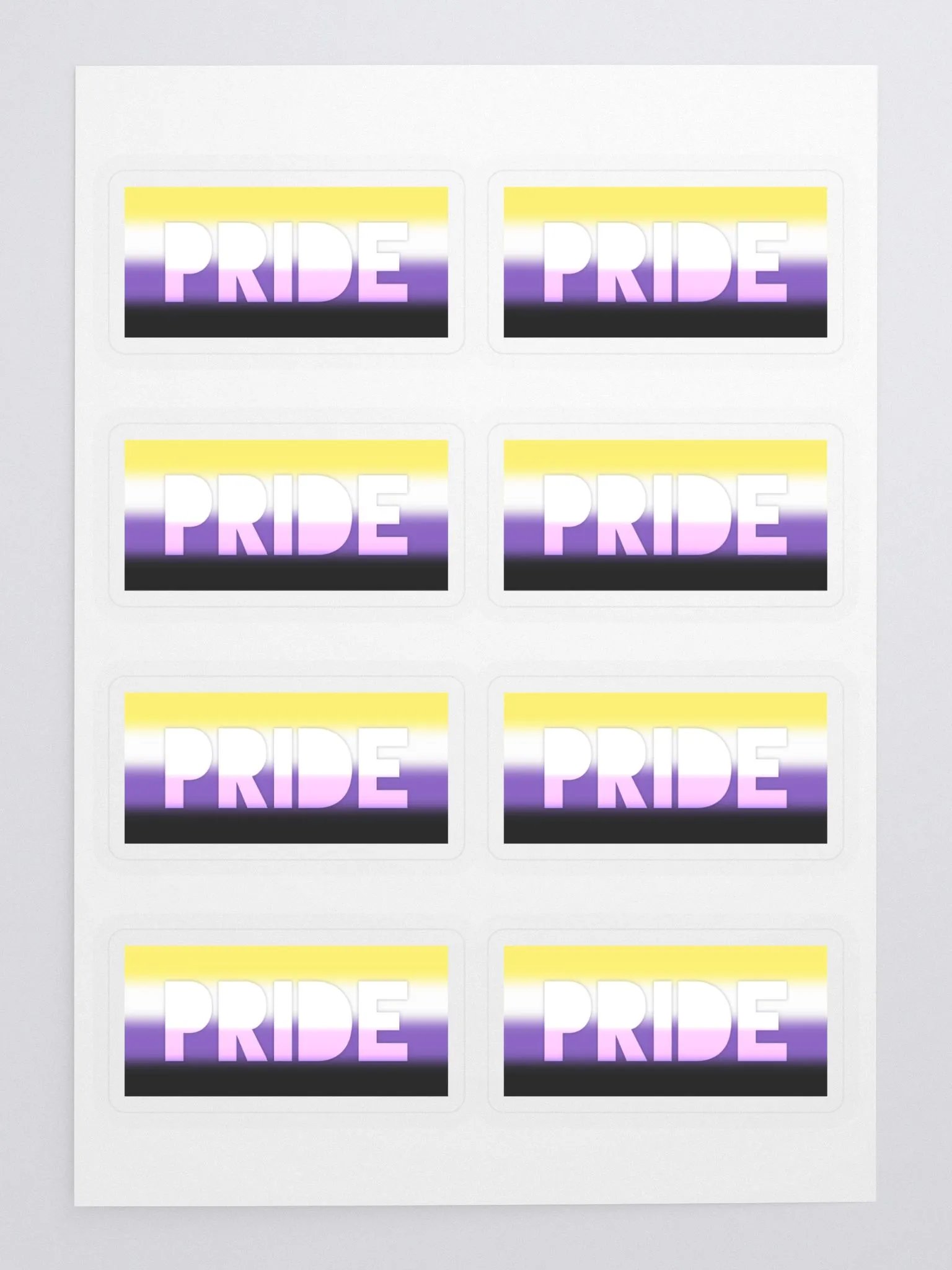 Nonbinary Pride On Display - Stickers product image (3)