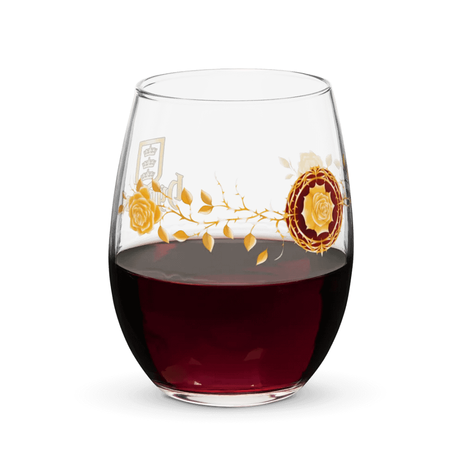 The Golden Rose Wine Glass product image (8)