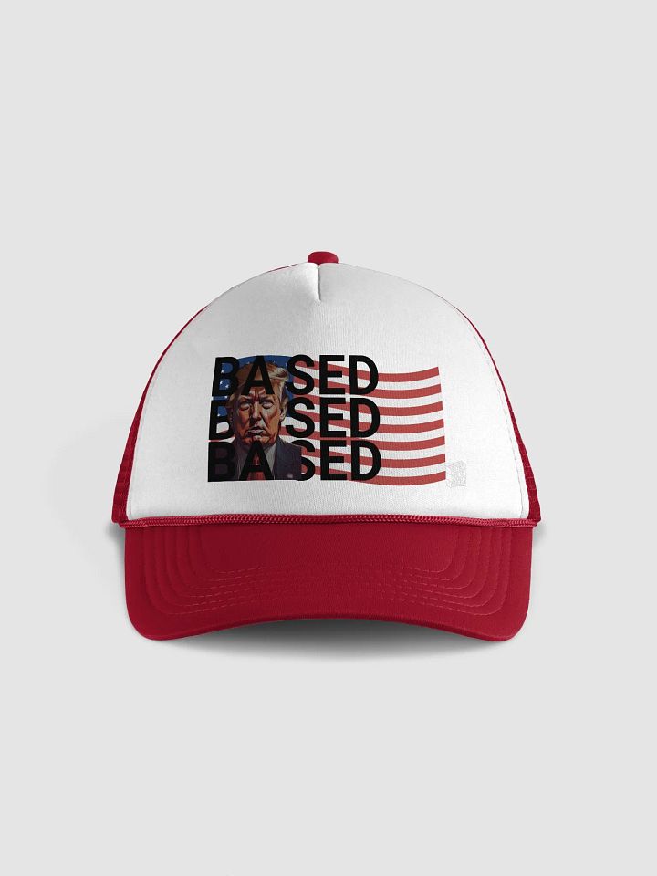 BASED American Flag Mugshot ~Trucker Hat~ product image (1)