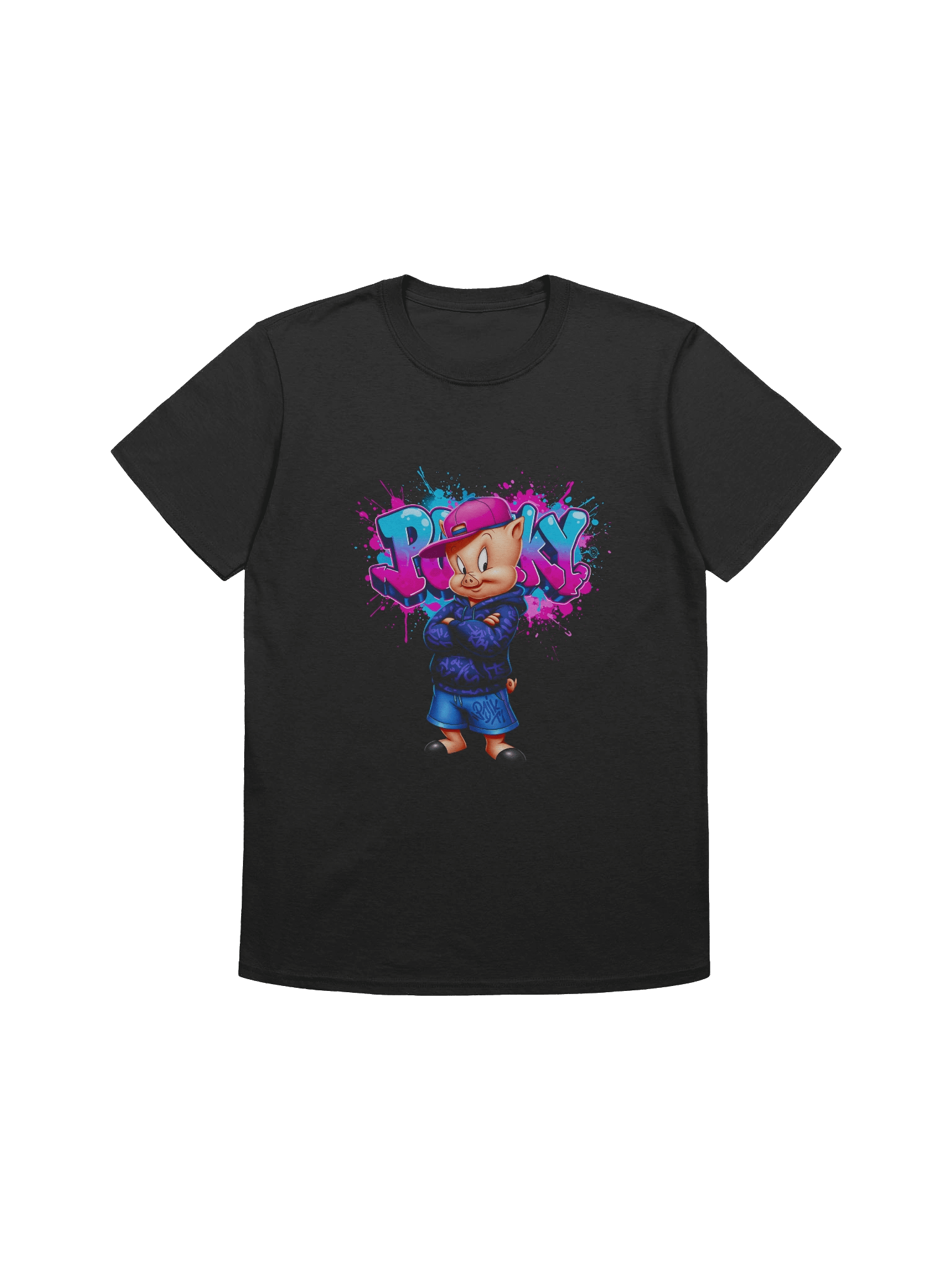 PORKY Graffiti Unisex T-Shirt product image (1)