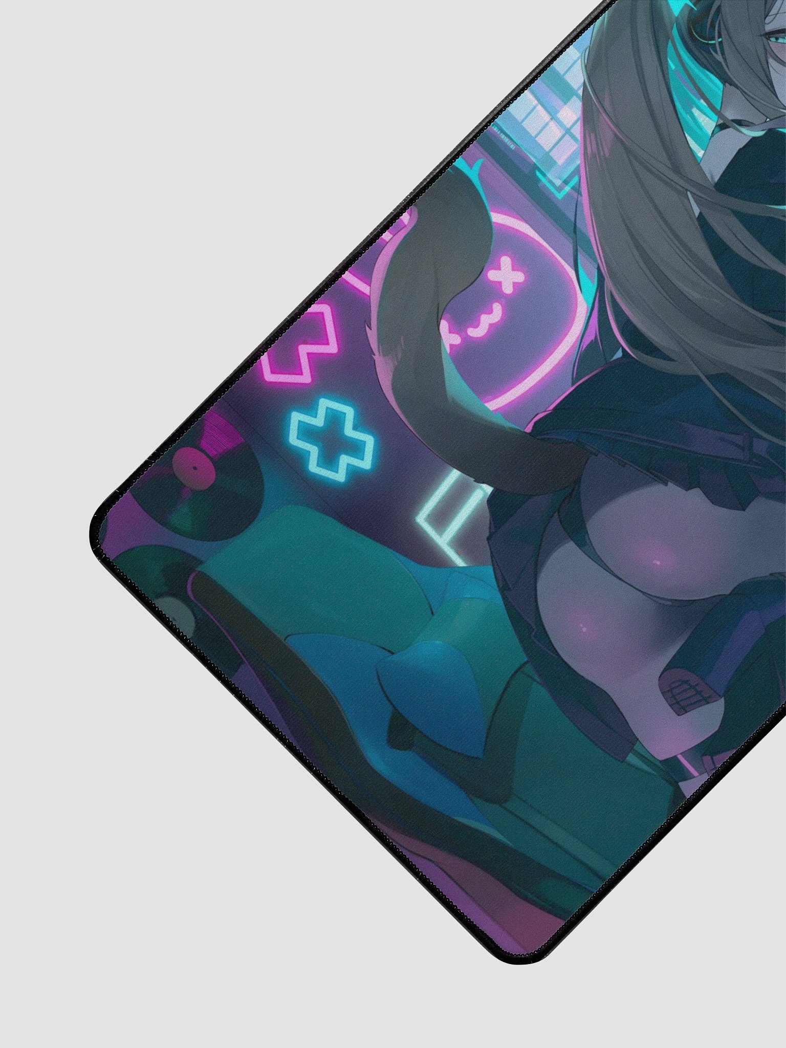 Snowwiii DJ Catgirl - Large Mouse Pad product image (3)