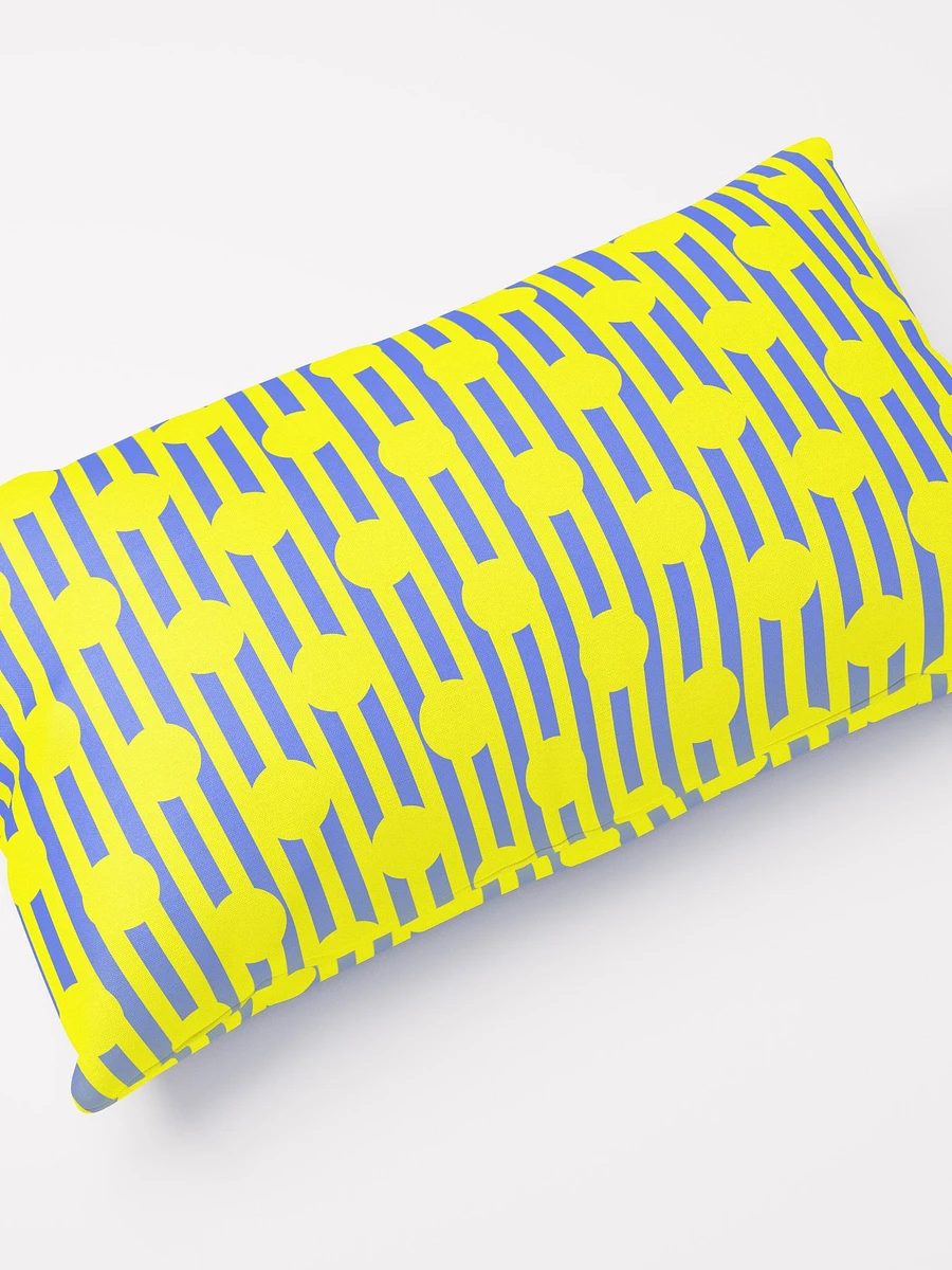 Yellow Stripes and Polkadots Throw Pillow product image (10)