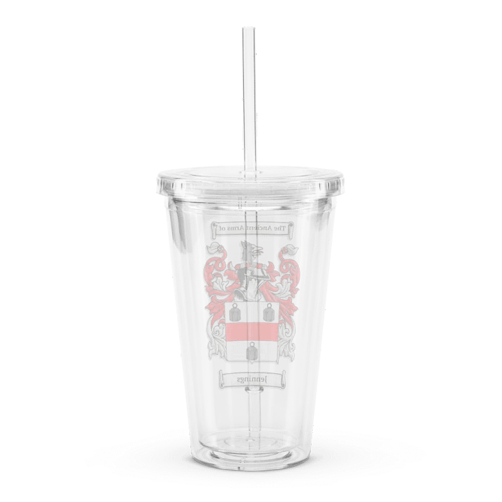 Jennings Family Crest - Clear Tumbler product image (2)