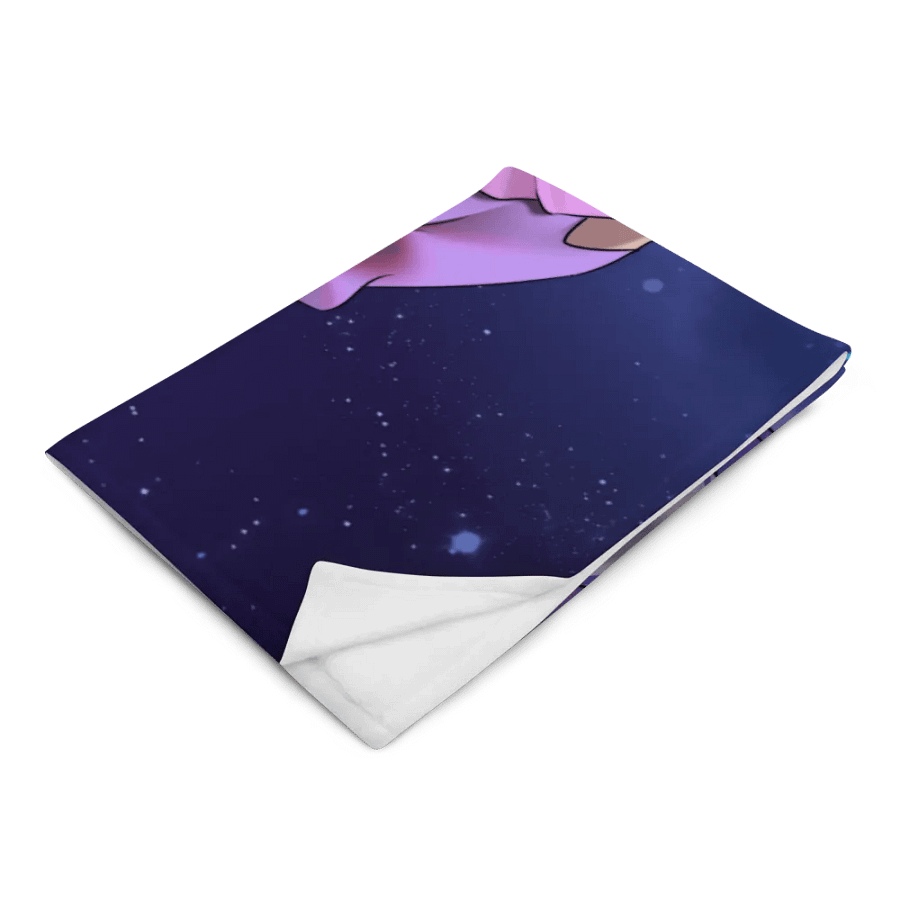 Clutzymina in Space Throw Blanket product image (2)