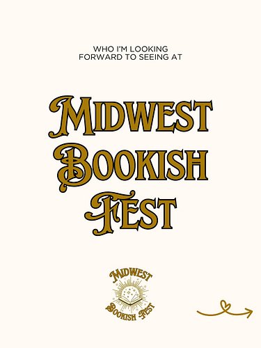 Who am I excited to see this weekend at @midwestbookishfest? Swipe to find out 🤭🥰 

We’re only a few days away and I’m so exc...