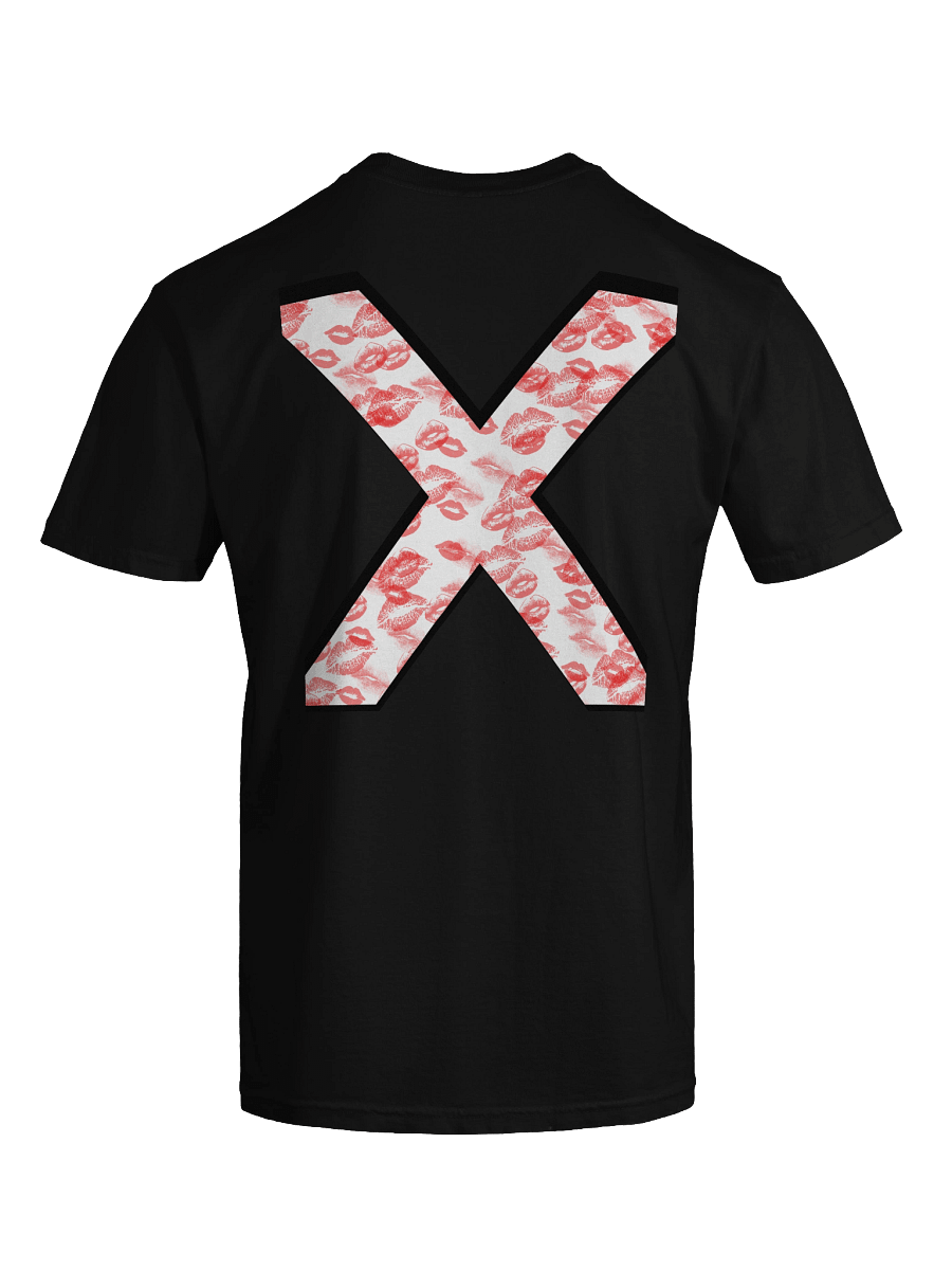 White X Red Lipstick Kisses | Shirt product image (4)