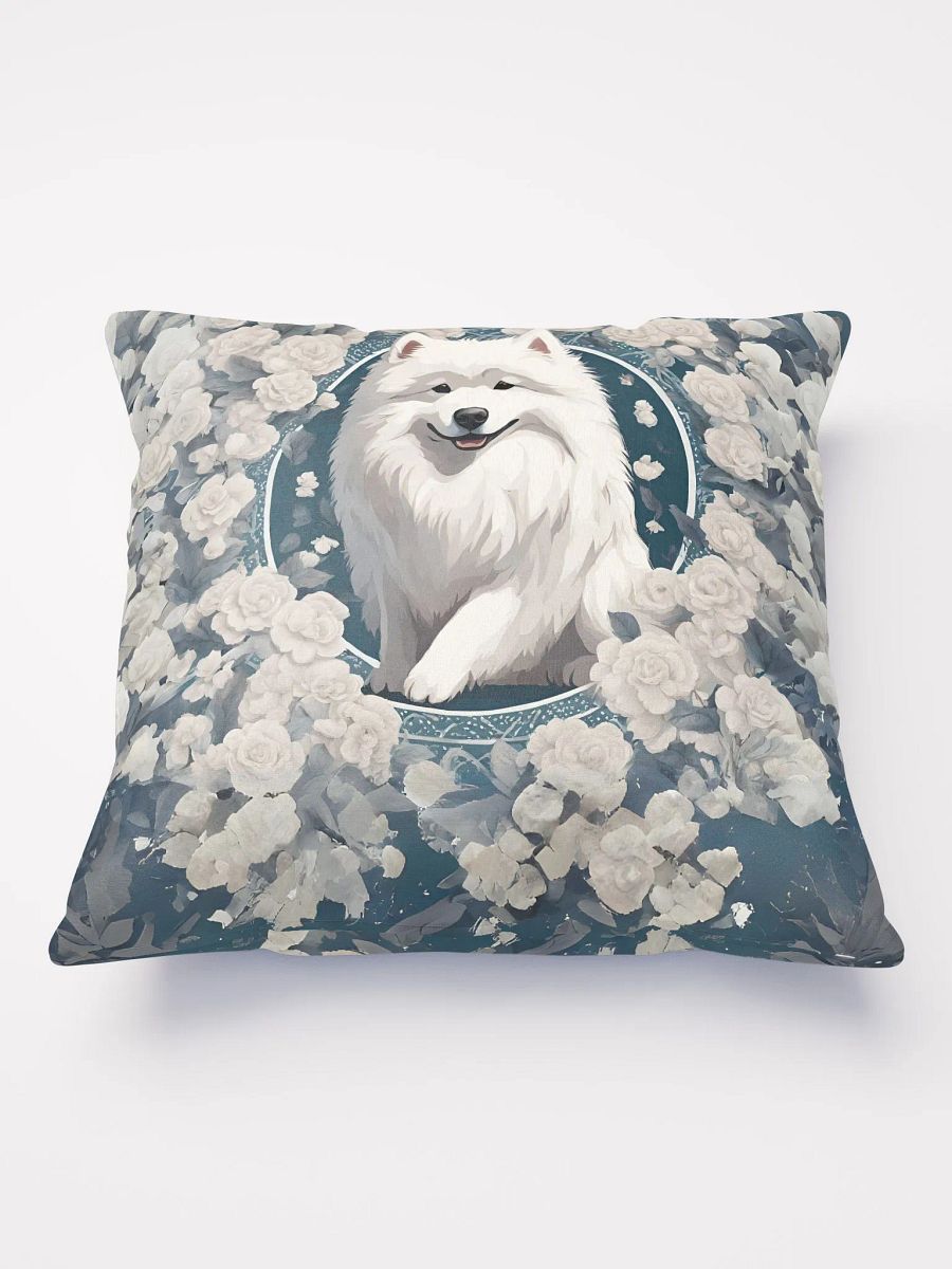 Floral Samoyed Pillow product image (3)