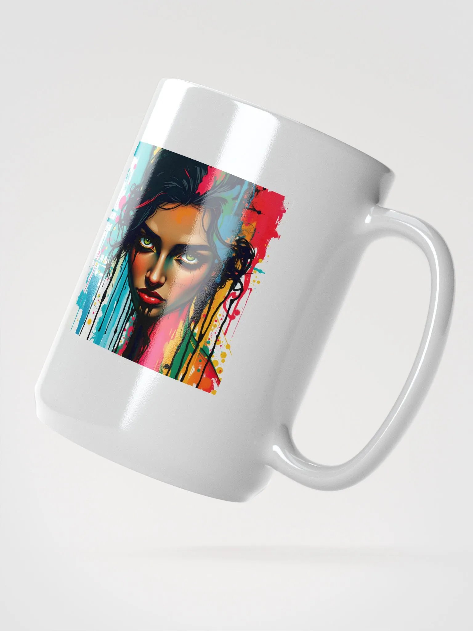 Vibrant Abstract Portrait Mug product image (2)