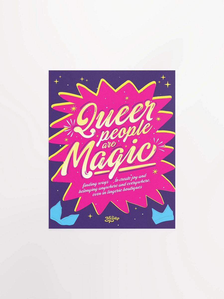 Queer people are magic 8x10 poster product image (1)