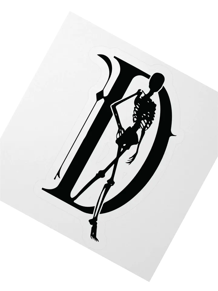 Deathstetics D Kiss Cut Stickers product image (2)