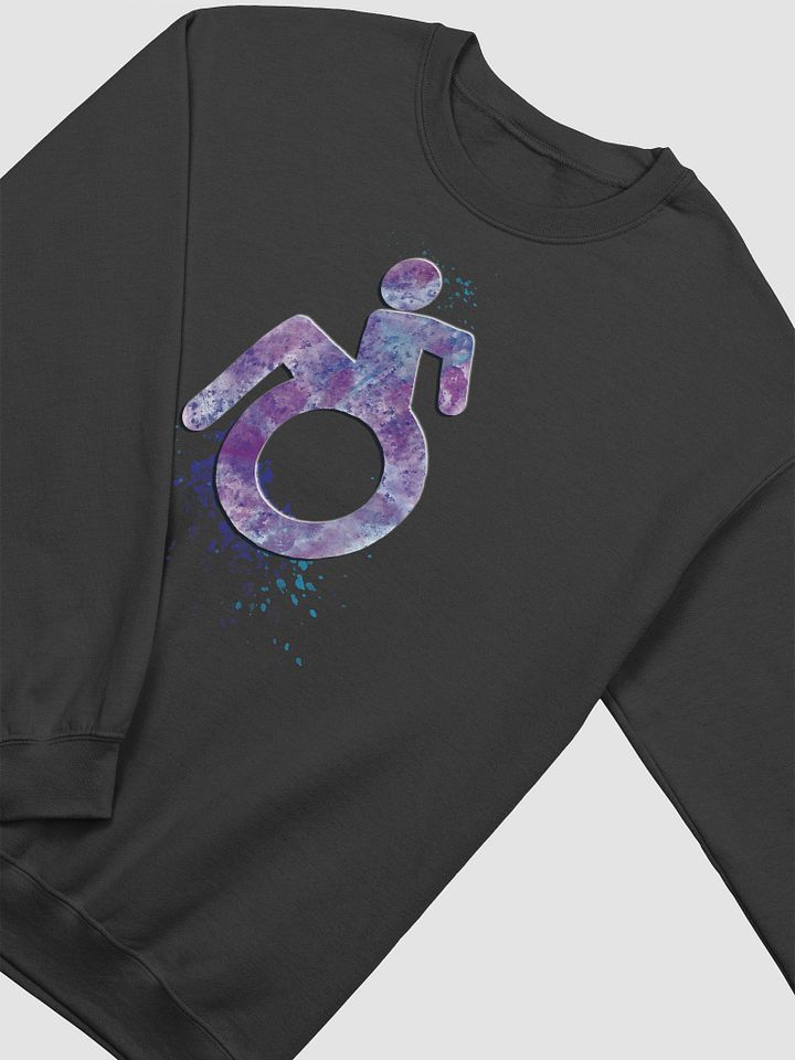 Wheelie, Purple Splash Sweatshirt product image (2)