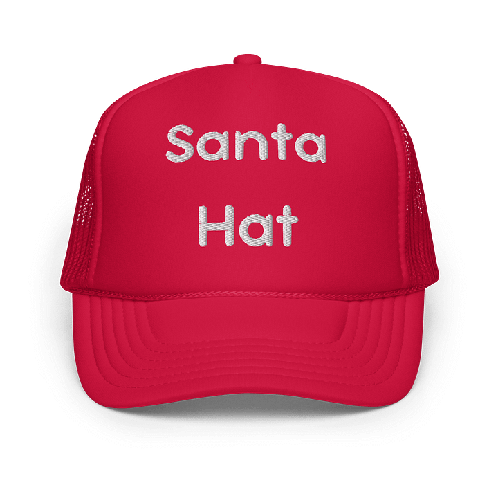 Santa Hat - 3D Puff Embroidery product image (1)