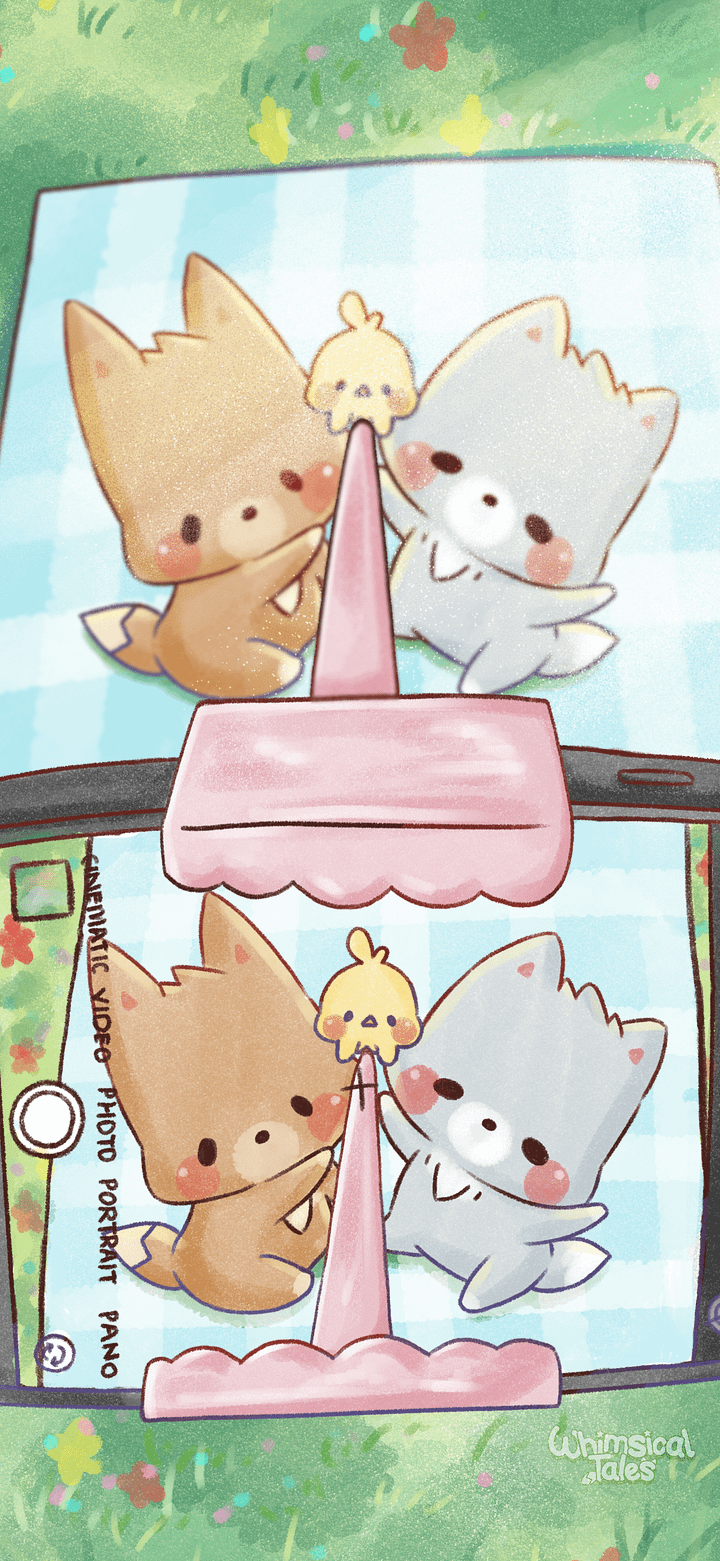 Our first selfie 🐣 | Phone Wallpaper product image (1)