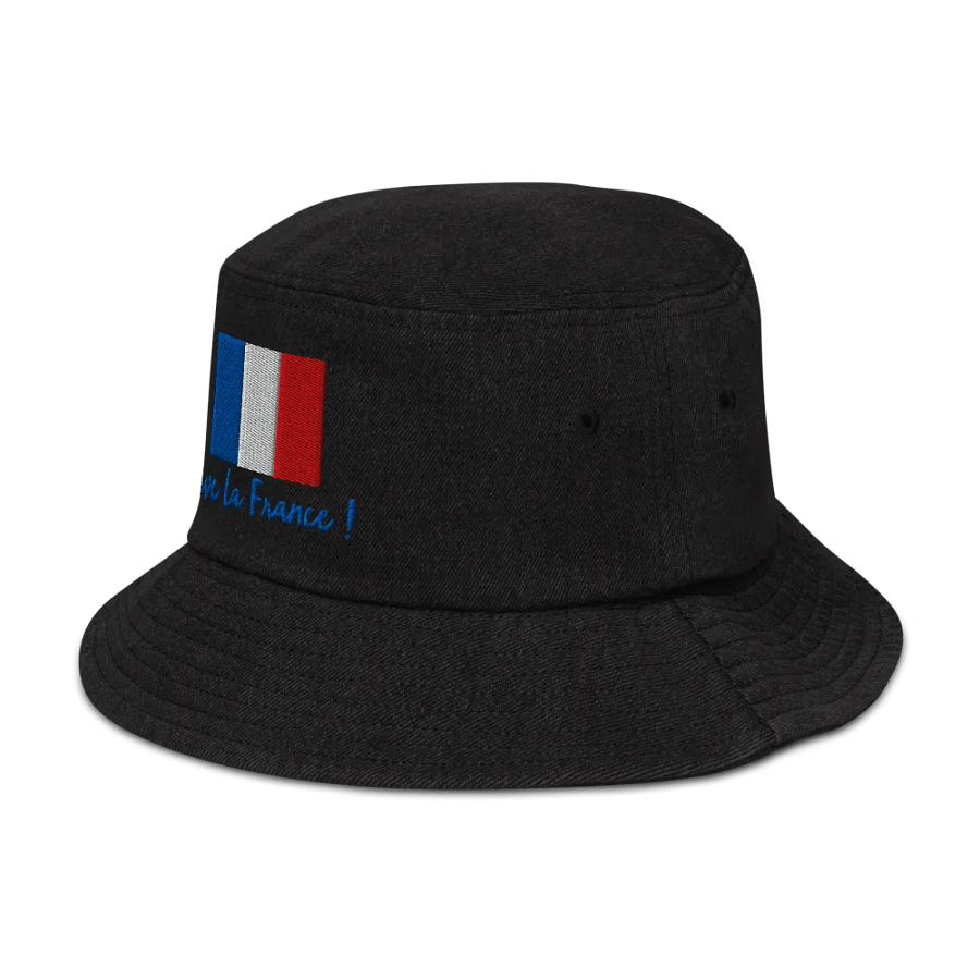 Vive la France! Denim Bucket Hat product image (4)