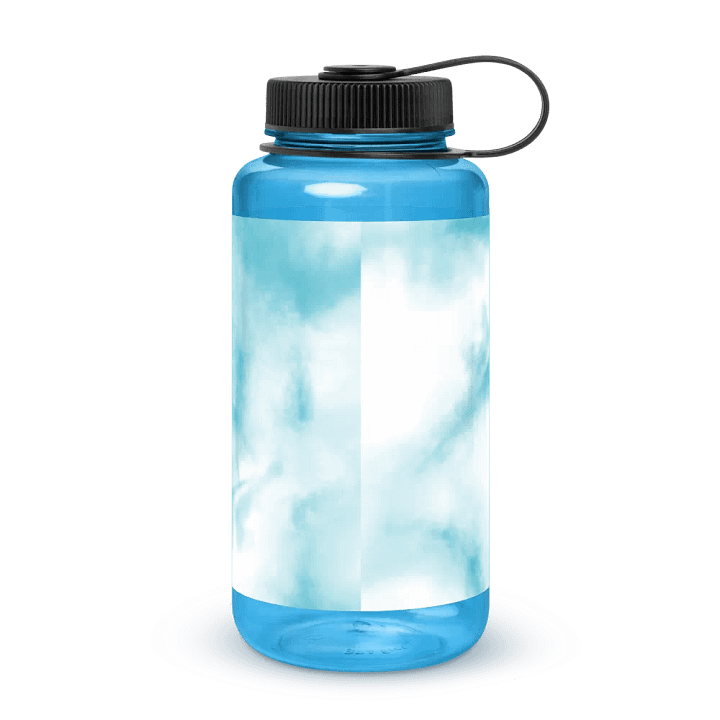 snowflake Wide Mouth Plastic Water Bottle product image (2)