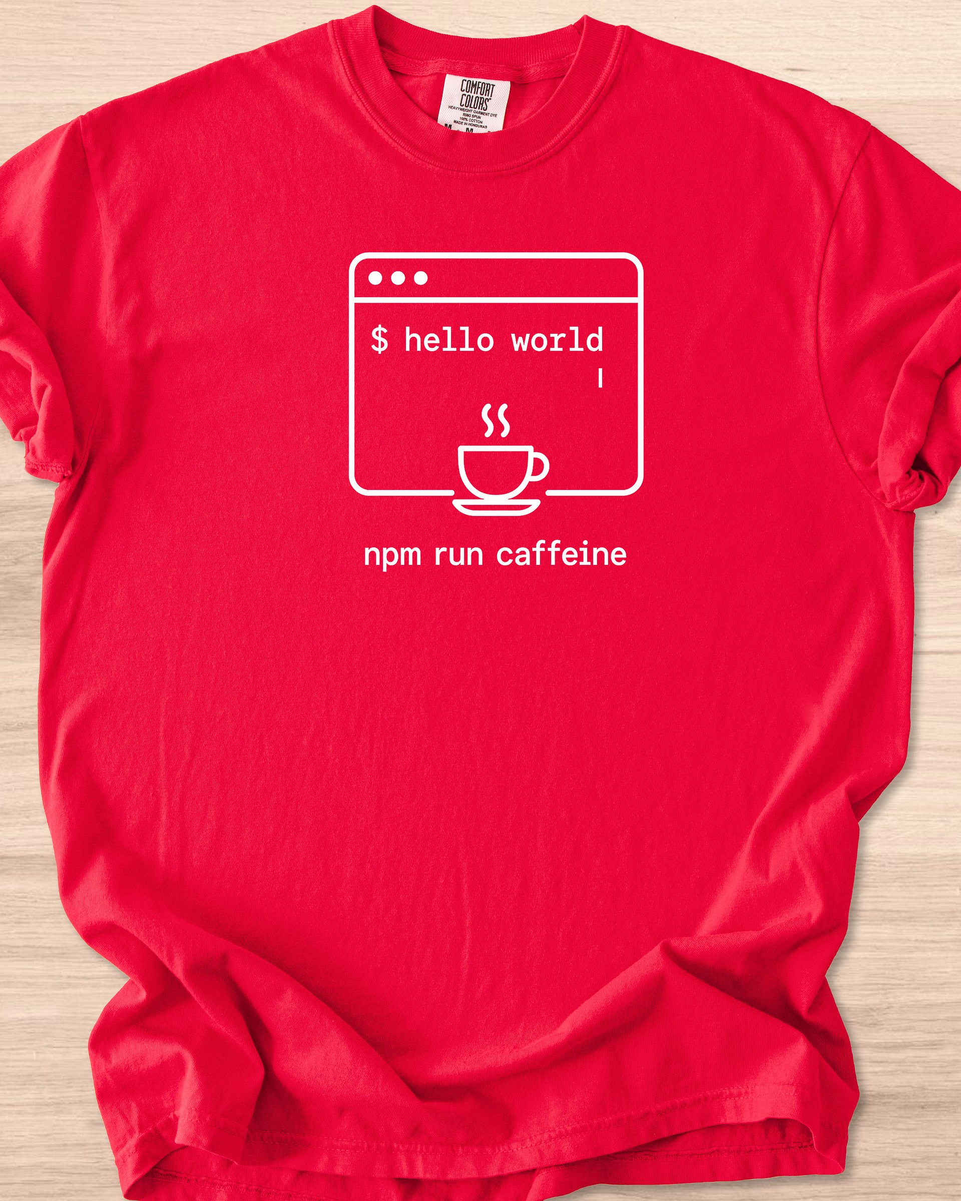 npm run caffeine Tee product image (77)