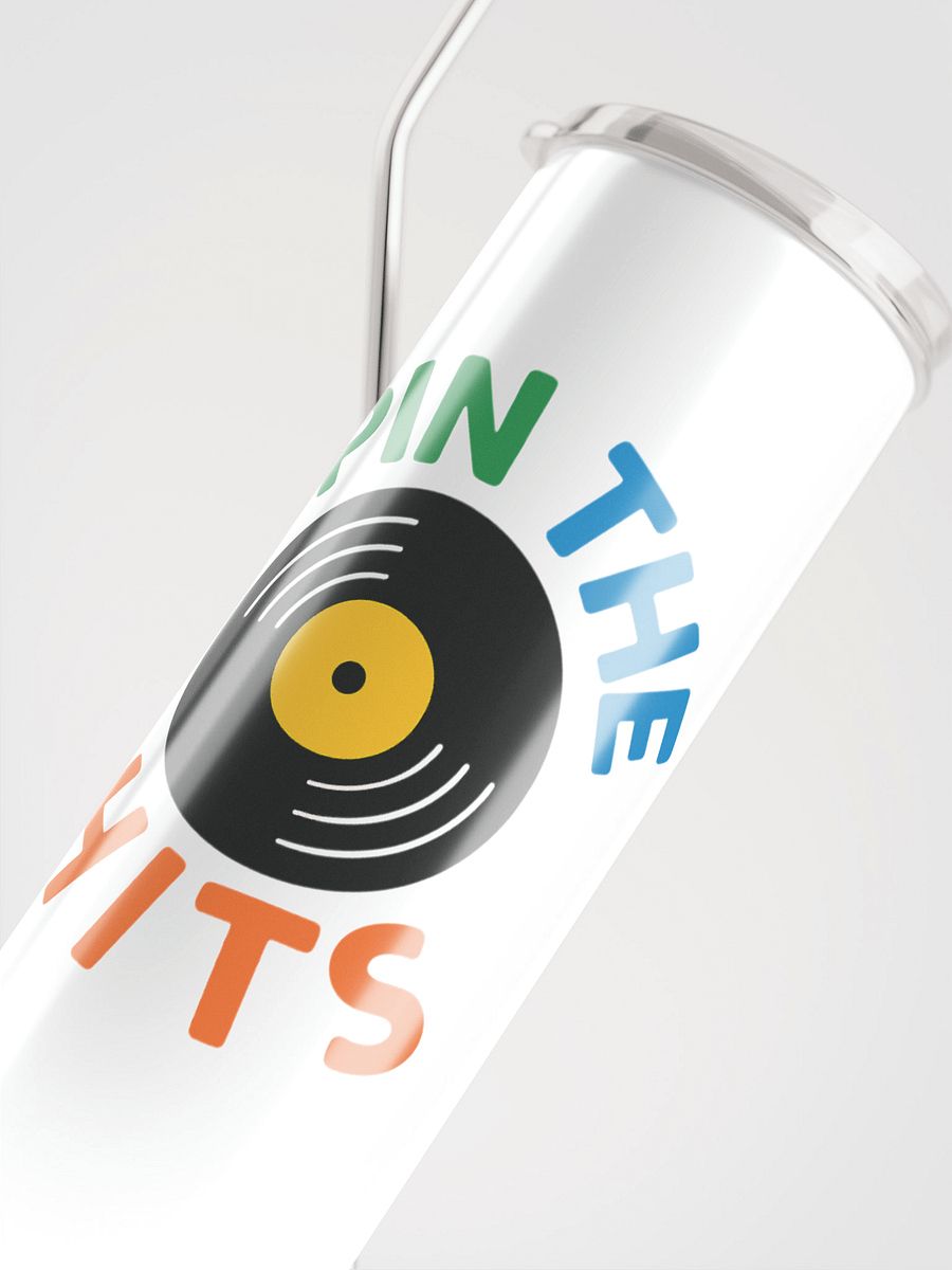 Colorful Vinyl Record Stainless Steel Tumbler product image (4)