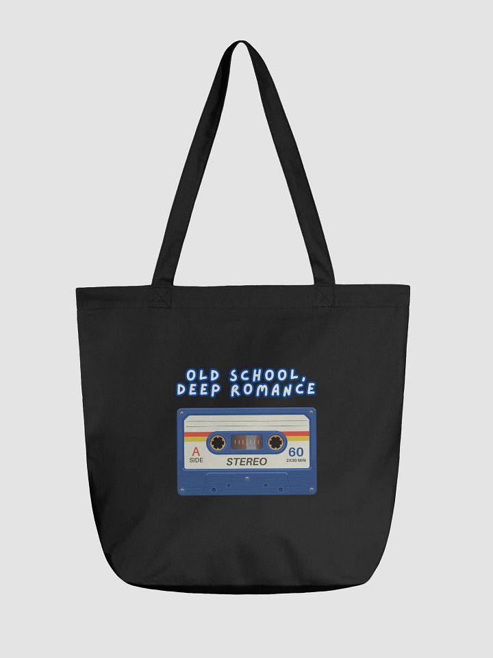 Retro Romance Cassette Tape Tote Bag | old school deep romance product image (2)