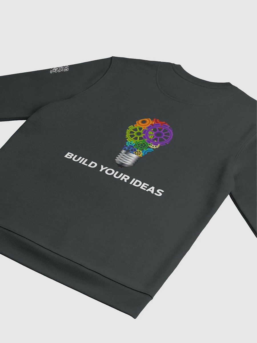Build Your Ideas Crewneck Sweatshirt Black product image (4)