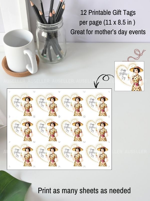 Mother's Day Brunch Invitation Bundle - Asian Lady Wearing Cheongsam product image (5)