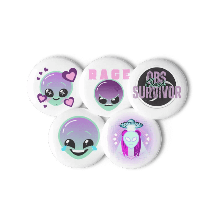 SpaceyAlienbb Button/Pin Set product image (3)