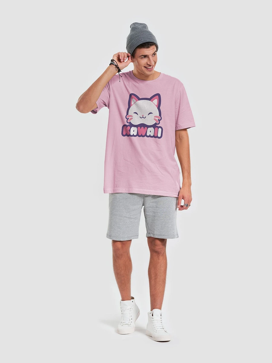 Kawaii Cat Pink T-Shirt product image (9)