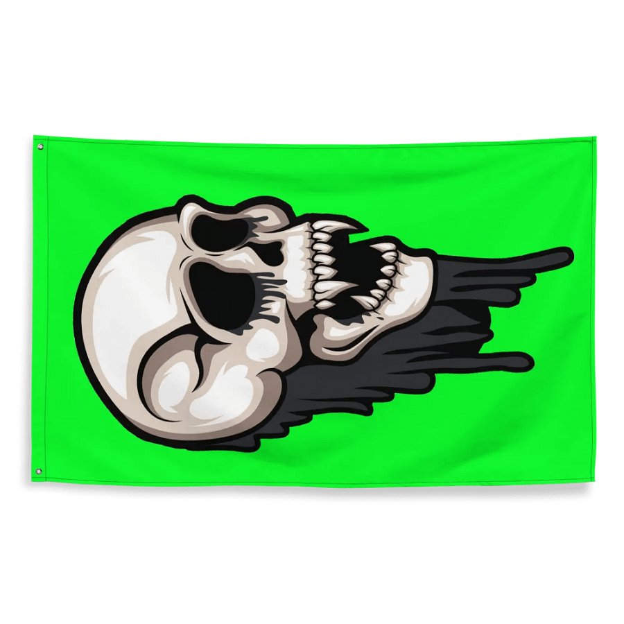 Def-Zombie Skull Flag product image (3)