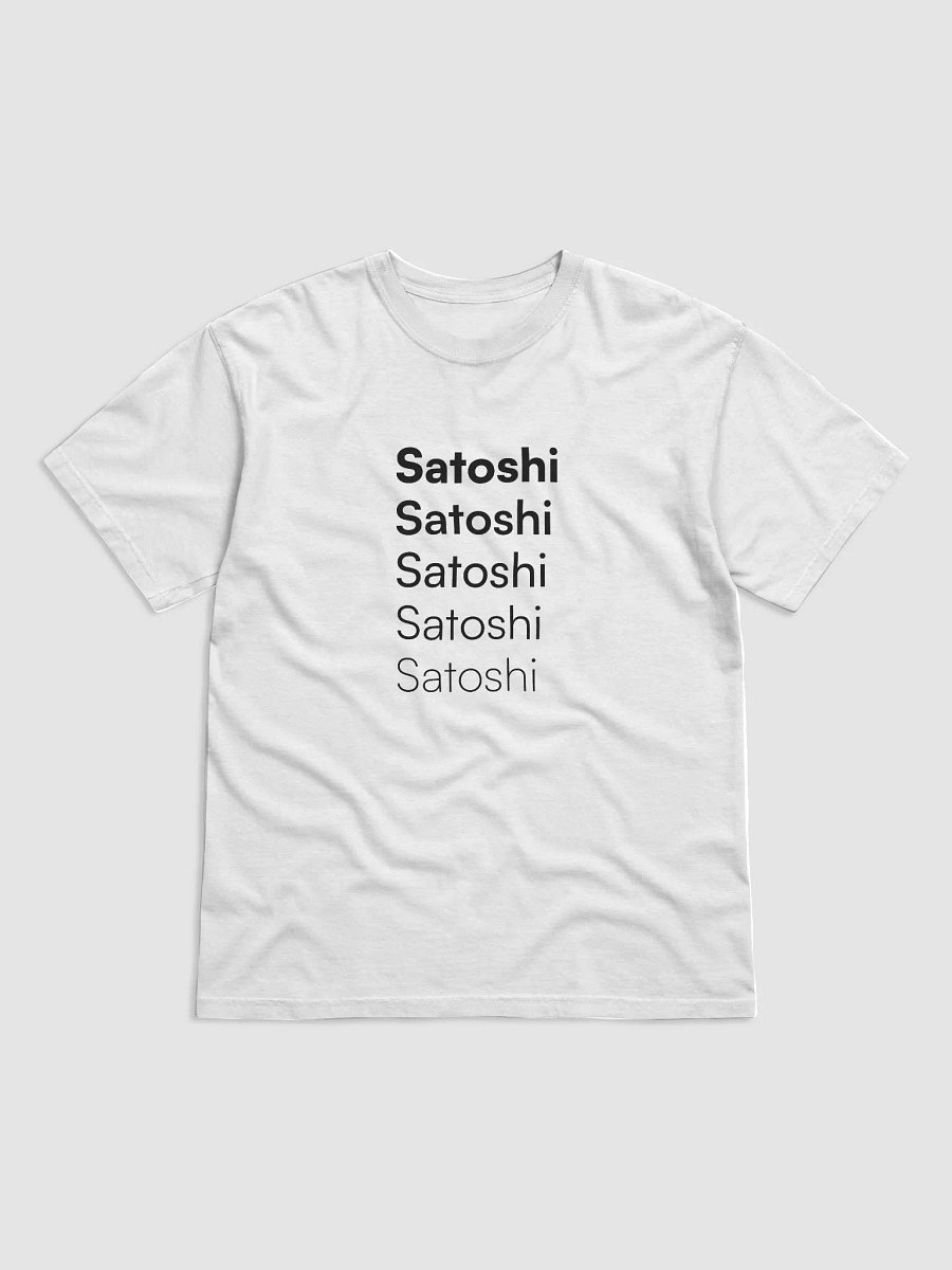 Satoshi T-shirt (Light Mode) product image (1)