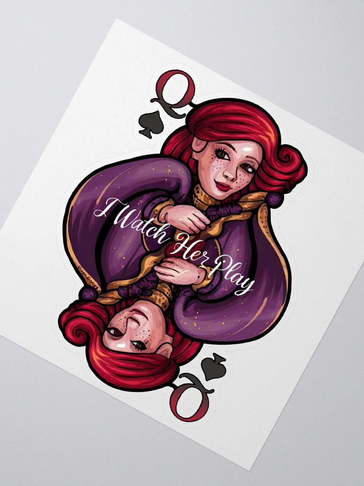 I watch her play QOS Hotwife Sticker. product image (4)