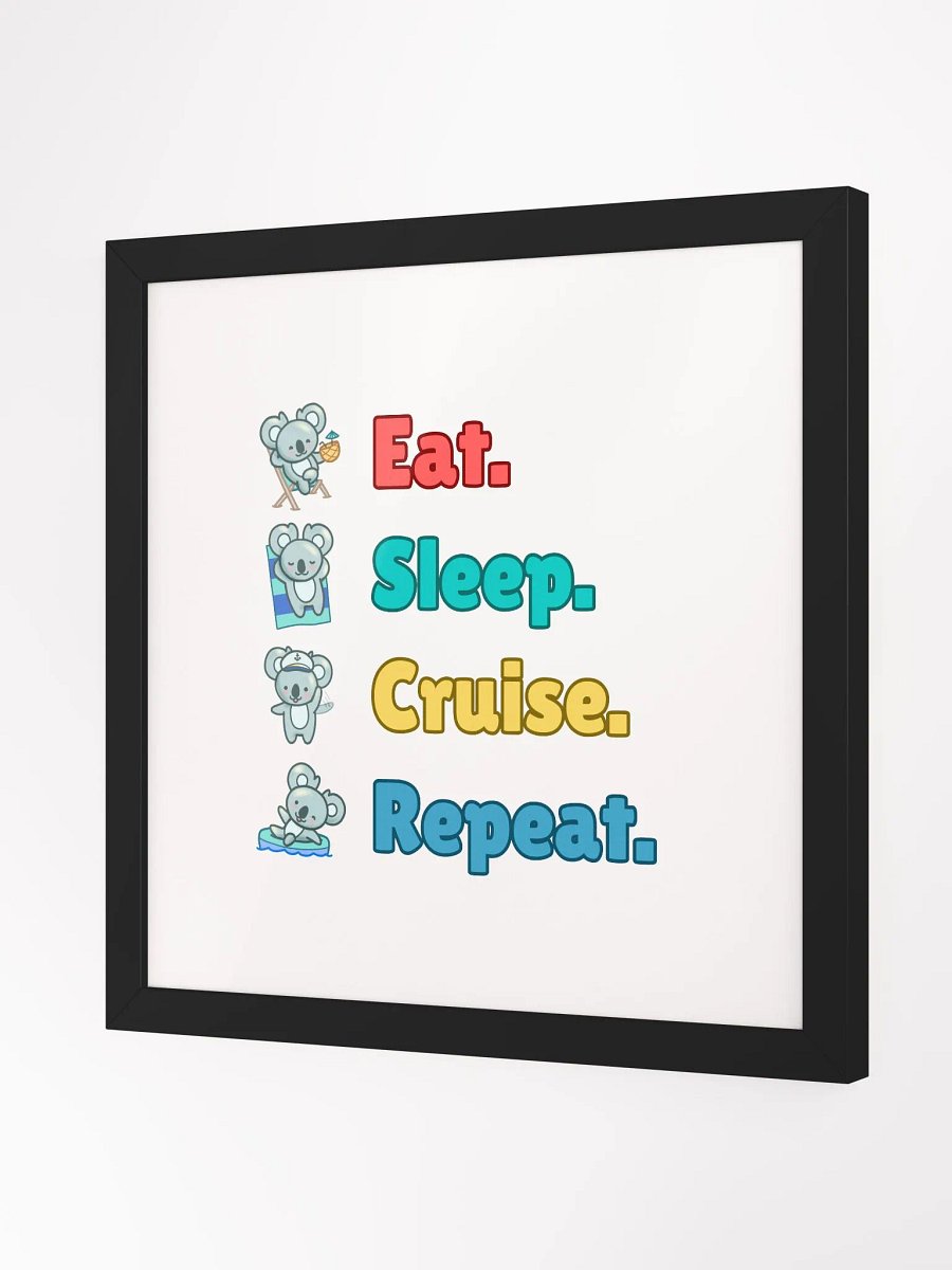 Eat Sleep Cruise Repeat! Koala Portrait product image (2)
