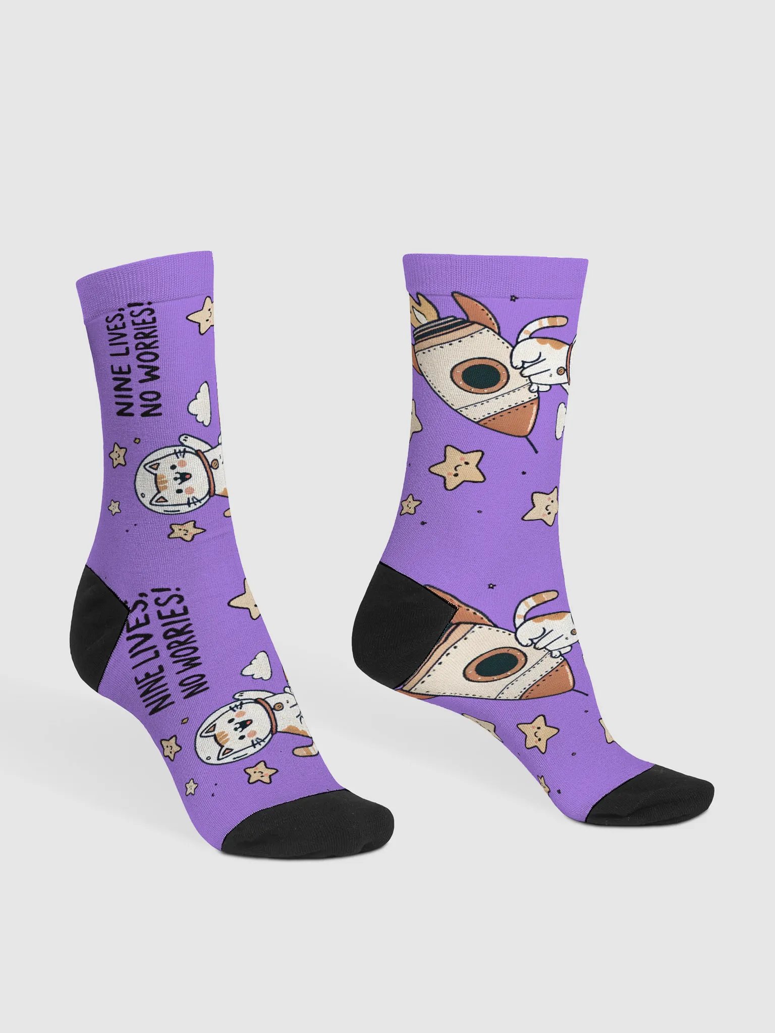 Nine lives, no worries socks product image (3)