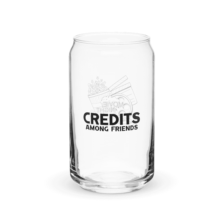 Credits Among Friends - Can-Shaped Glass product image (1)