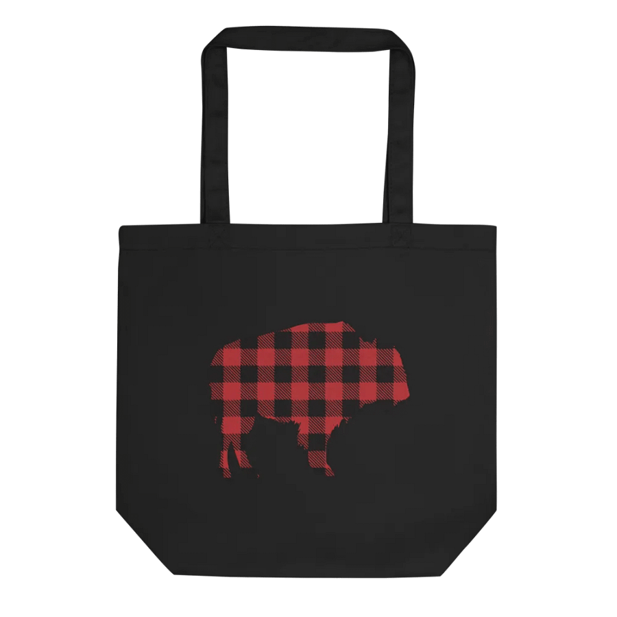 Buffalo Check Canvas Tote product image (1)