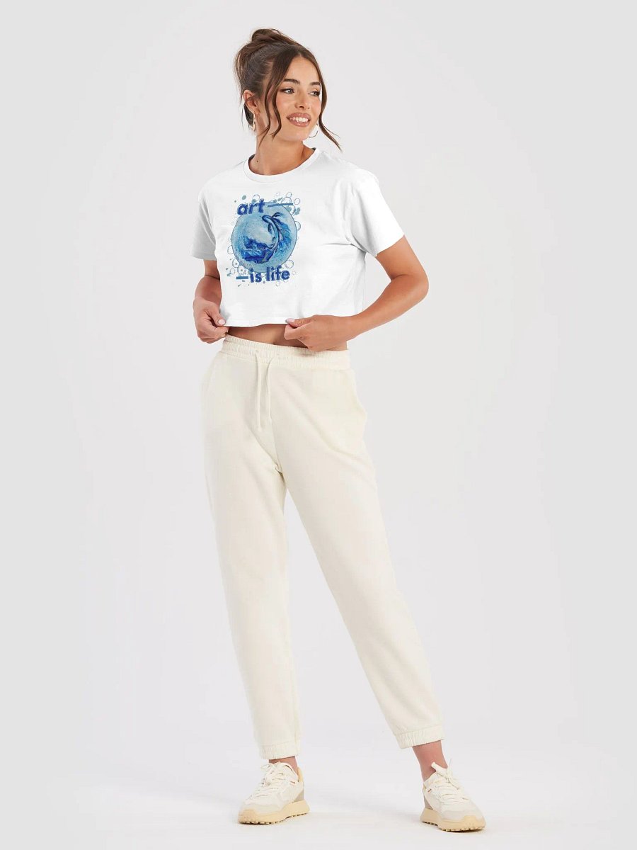 Aquatic Artistry Crop Top product image (21)