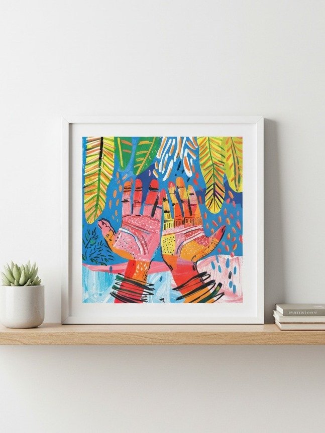 Gratitude Hands Print product image (1)