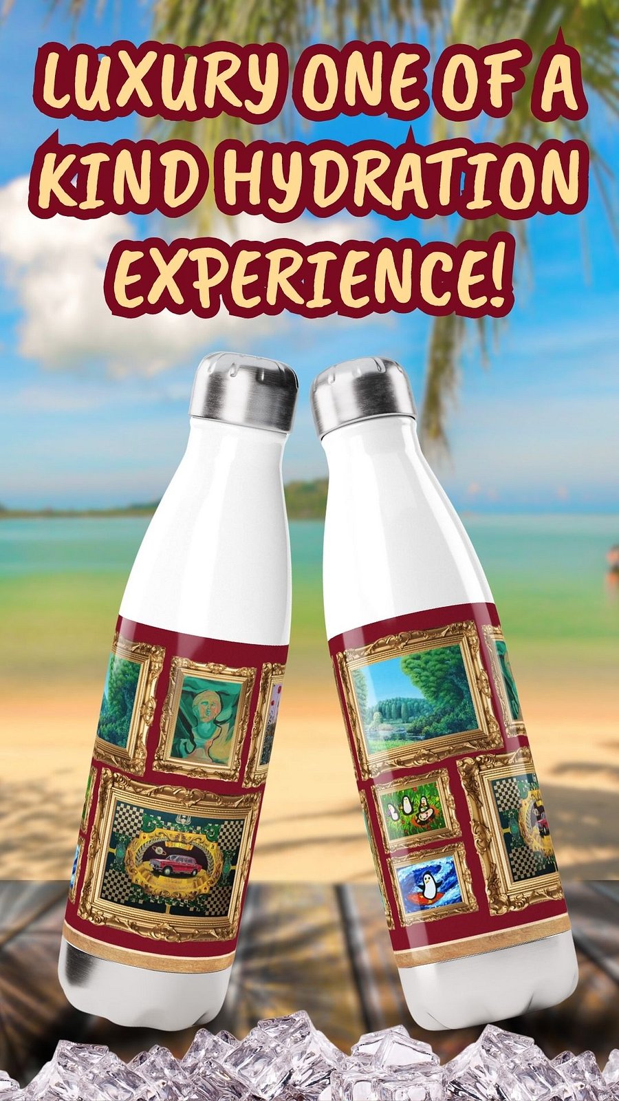 Golden Gallery Collection Stainless Steel Water Bottle product image (6)