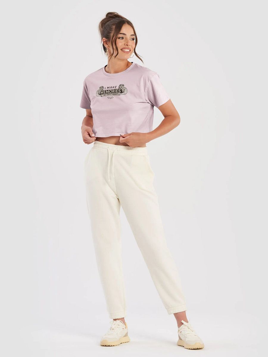 Mom Power | "I Make Memories, Not Perfect Moments" Women's Premium Crop Top product image (5)