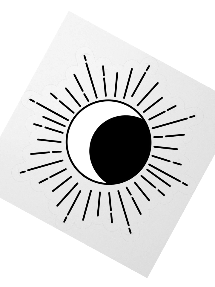 The sun and moon sticker product image (6)